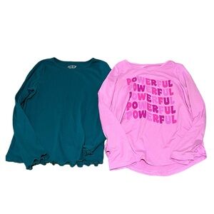 3/$15 sale - Girl’s Jumping bean size 8 shirt set